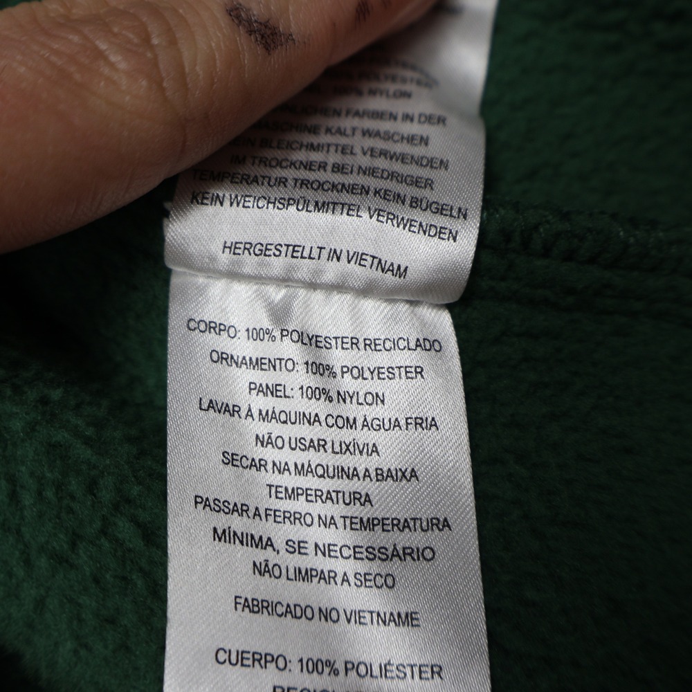 Topo Designs Jacket Men XL Green Subalpine Sherpa Fleece Full Zip Hike Outdoor - Picture 11 of 16
